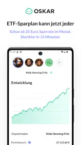 Oskar - Dein ETF Sparplan screenshot