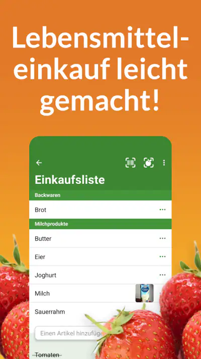 OurGroceries Einkaufsliste screenshot 1