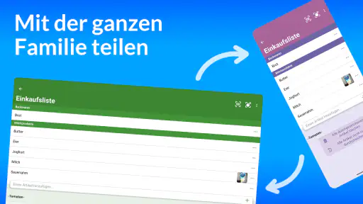OurGroceries Einkaufsliste screenshot