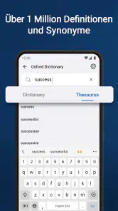 Oxford Dictionary & Thesaurus screenshot