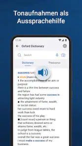 Oxford Dictionary & Thesaurus screenshot