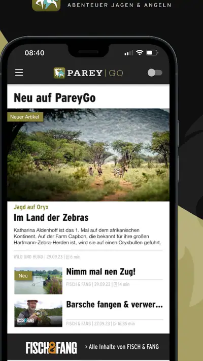 PareyGo – Jagen und Angeln screenshot 1