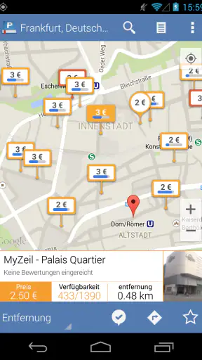 Parkopedia Parken screenshot 1