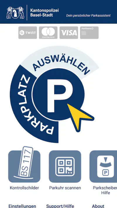 ParkSmart Basel screenshot 1