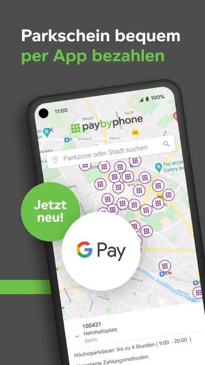 PayByPhone – Parken per App screenshot 1