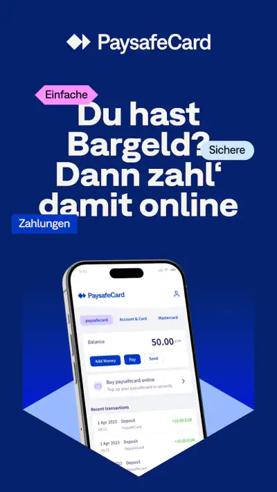 PaysafeCard– Prepaid-Zahlungen screenshot 1