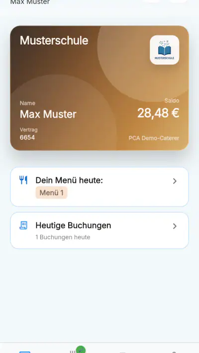 PCA Kantine screenshot 1