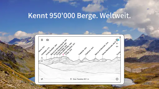 PeakFinder screenshot