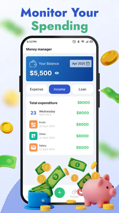 Personal Expense Tracker screenshot 1