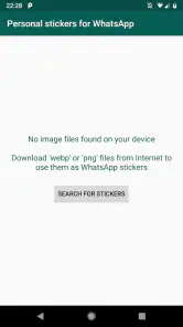 Personal stickers for WhatsApp screenshot