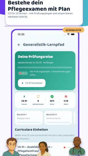 Pflege Examen: Quiz & Lernen screenshot 1