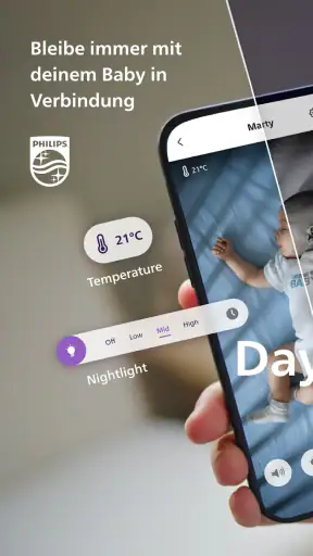 Philips Avent Baby Monitor+ screenshot 1