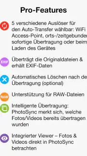 PhotoSync – Fotos übertragen screenshot 8