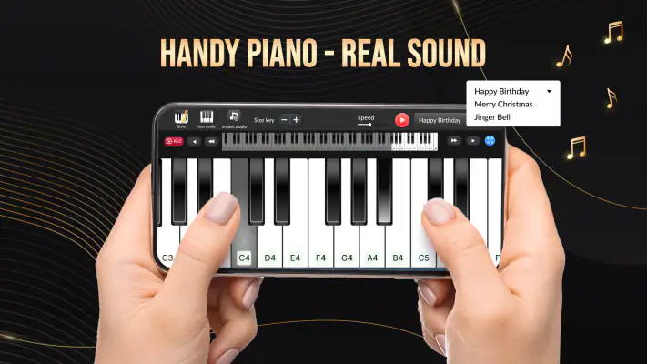 Piano Keyboard - Klavierlehrer screenshot 1