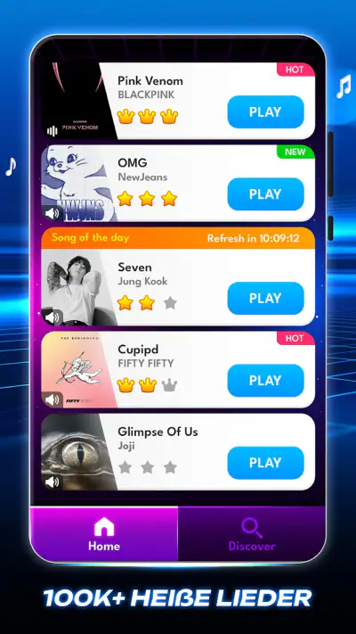 Piano Magic Star 4 Musik Spiel screenshot 1