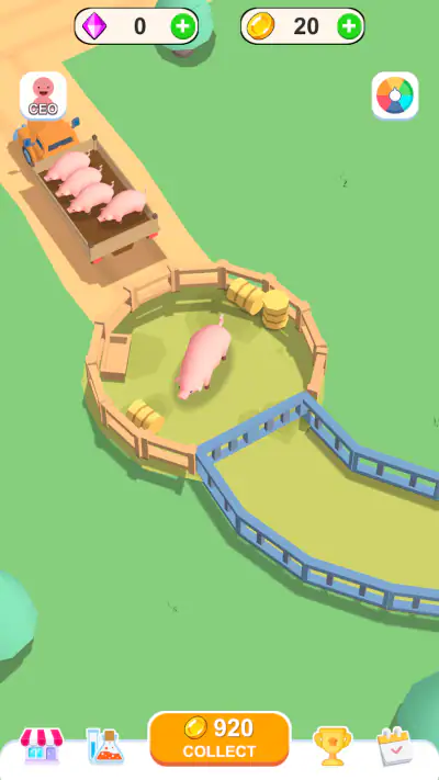 Pig Farm Tycoon screenshot 1