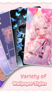 Pink Cute Hippo Themen screenshot 3