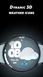 Pixel Weather 2 - Watch face screenshot