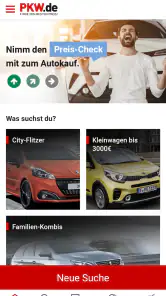 PKW.de - Gebrauchtwagen-Börse screenshot