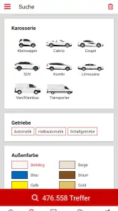 PKW.de - Gebrauchtwagen-Börse screenshot