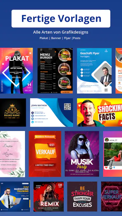 Plakate Erstellen, flyer Video screenshot 1