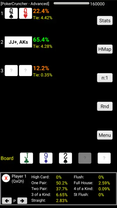 PokerCruncher - Advanced Odds screenshot 1