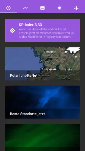 Polarlicht-Vorhersage Pro screenshot 1