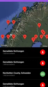 Polarlicht-Vorhersage Pro screenshot