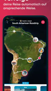 Polarsteps Reisen screenshot