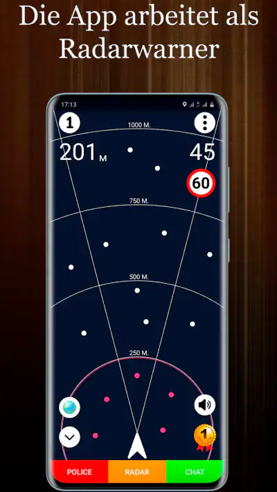 Polizei Radar - Radarwarner screenshot 1