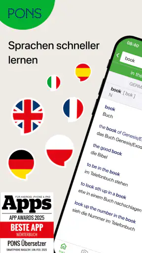 PONS Übersetzer & Wörterbuch screenshot 1