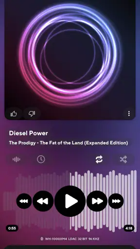 Poweramp screenshot 1