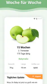 Schwangerschafts-App screenshot