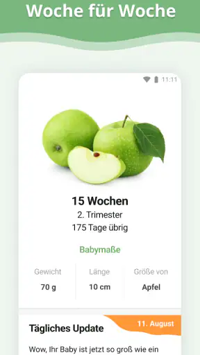 Schwangerschafts-App screenshot 1