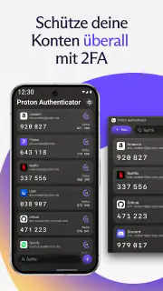 Proton Authenticator screenshot 1