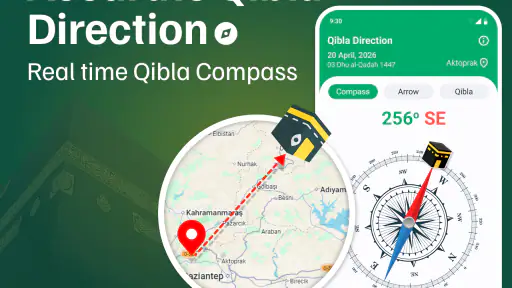 Qibla Finder: Qibla Compass screenshot 1