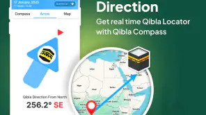 Qibla Kompass - Mekka Kompass screenshot 1
