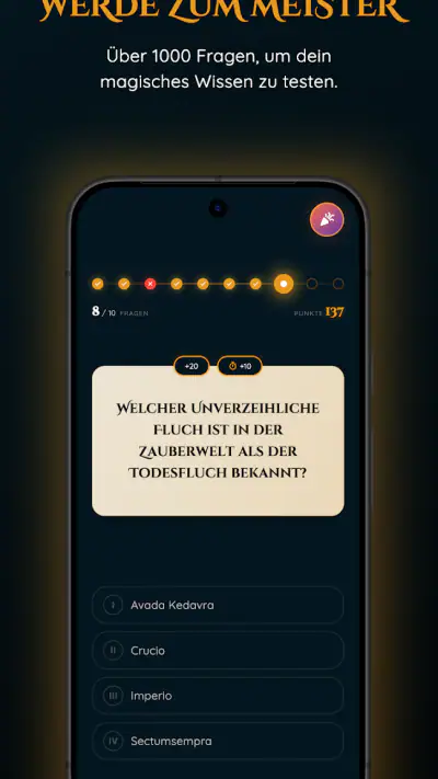 Quiz für Harry Potter Fans screenshot 1