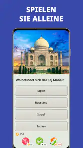 QuizzLand Allgemeinwissen Quiz screenshot