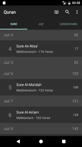 Quran für Android screenshot 1
