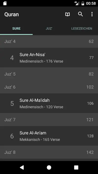 Quran für Android screenshot 1