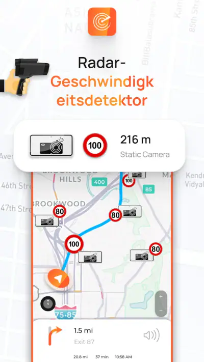 Radar, HUD, Karte, Radarkamera screenshot 1