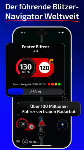 Radarbot: Blitzer Radarwarner screenshot 1