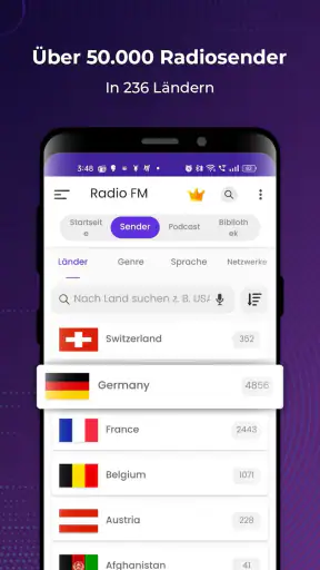 Radio FM: Live-Radio-App screenshot 1