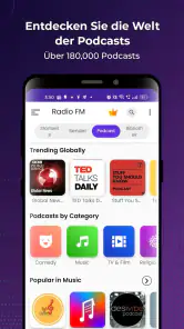 Radio FM: Live-Radio-App screenshot