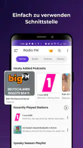 Radio FM: Live-Radio-App screenshot