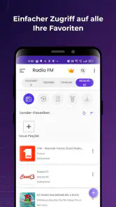 Radio FM: Live-Radio-App screenshot