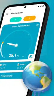Raumtemperatur-Thermometer screenshot 2