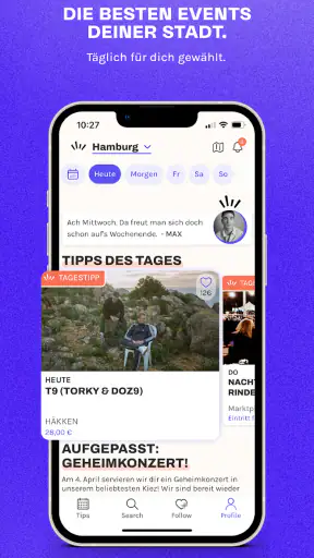 Rausgegangen: Events entdecken screenshot 1