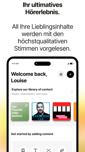 ElevenReader screenshot 1